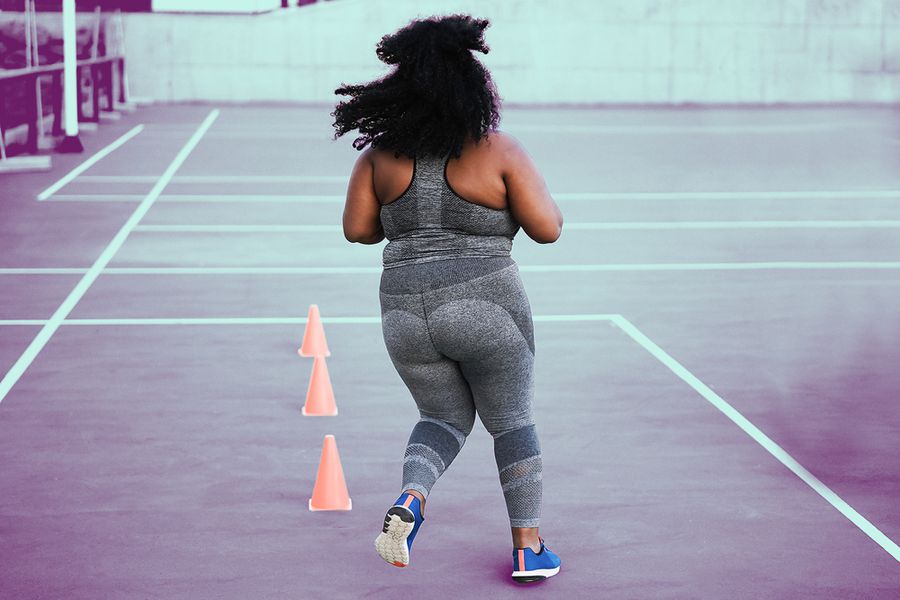 Woman Doing Agility Workout